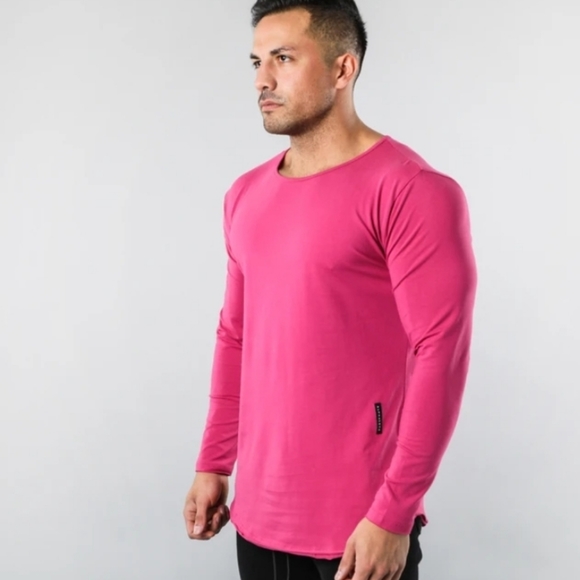 COPY - Alphalete Fuchsia long sleeve scoop neck - Picture 6 of 6